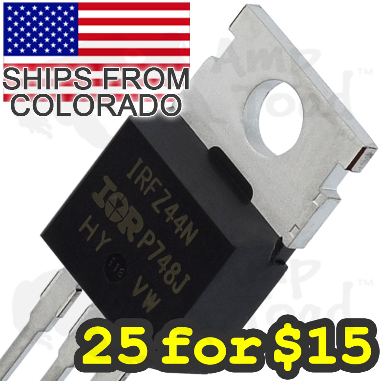 MOSFET - IRFZ44N 55V - Transistor  for Arduino Pi  TTL