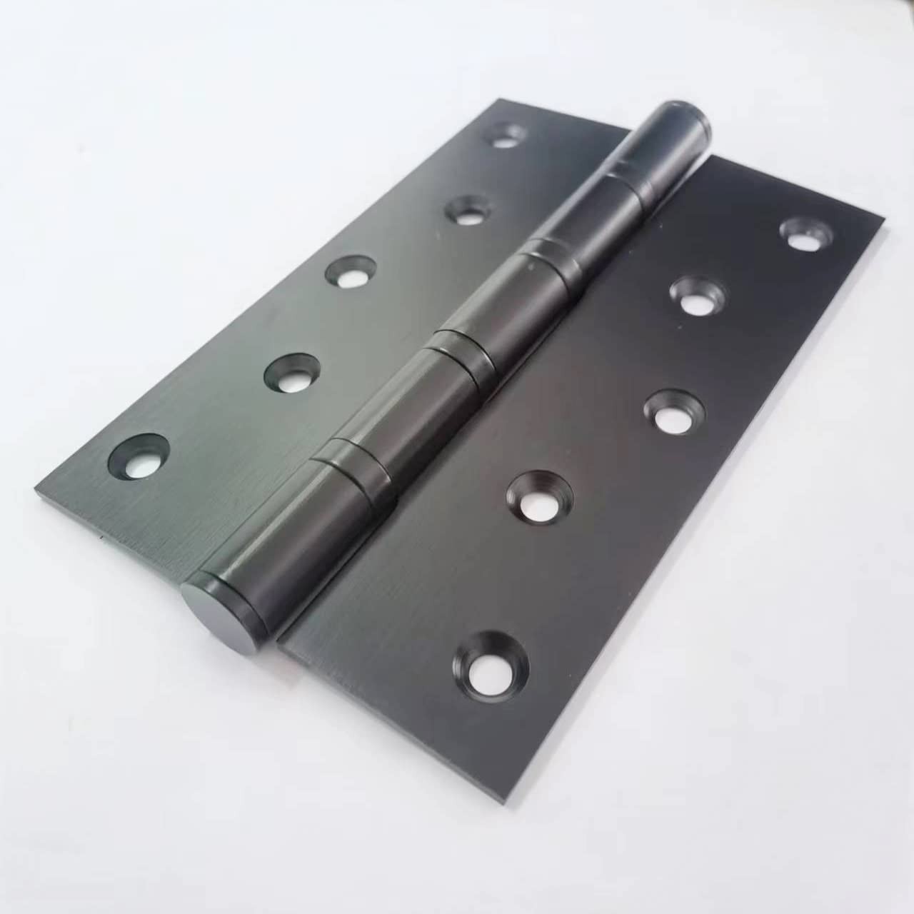 Hyever 2 Pcs 5" Stainless Steel Ball Bearing Door Hinges with Square Corner f...