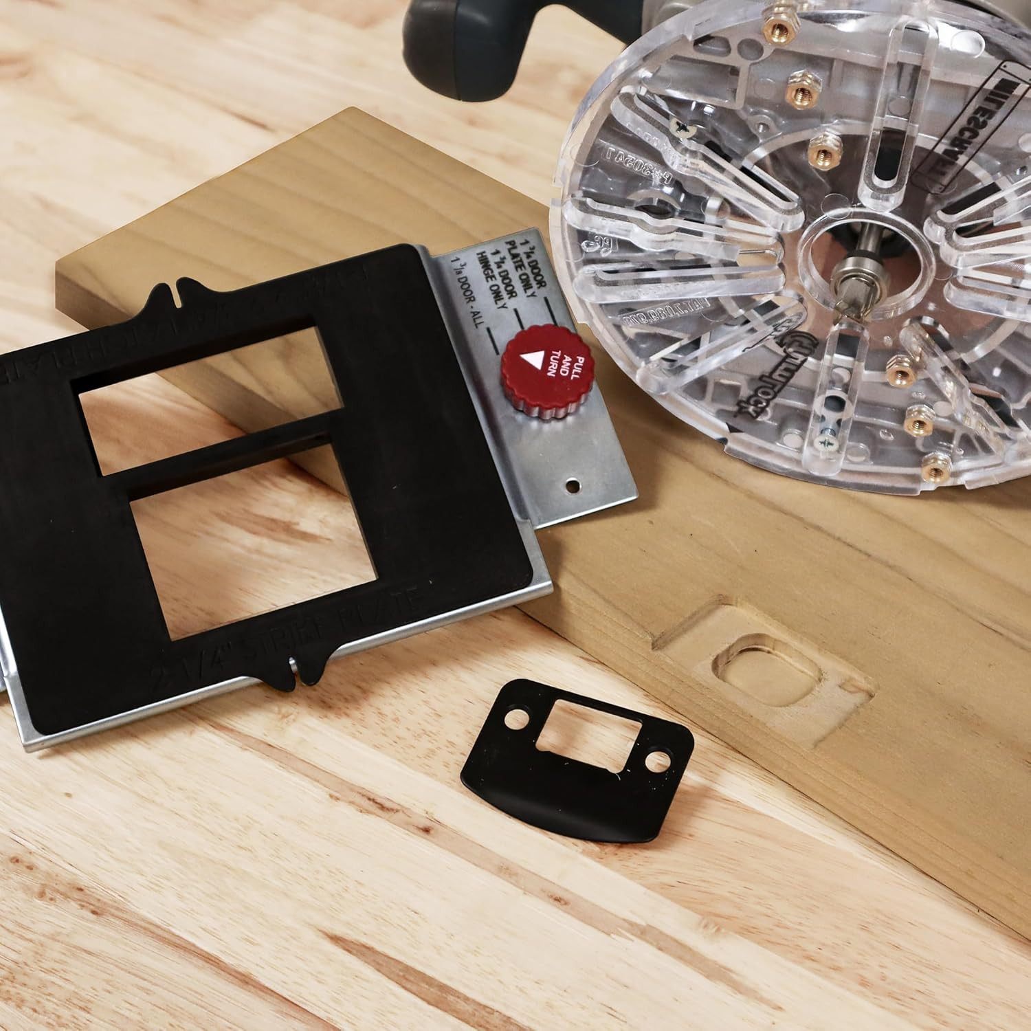 7301 Door Kit – for Installing Door Locks, Knobs, and Hinges. Self-Clamping Lock
