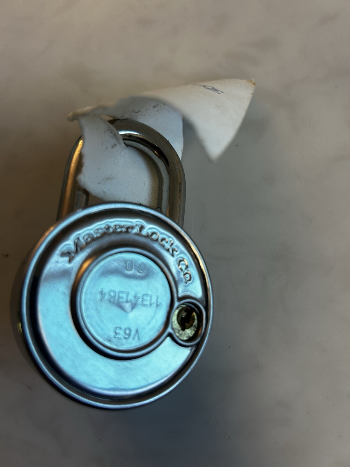 Master Lock V63 Steel Combination Padlock Model 1636