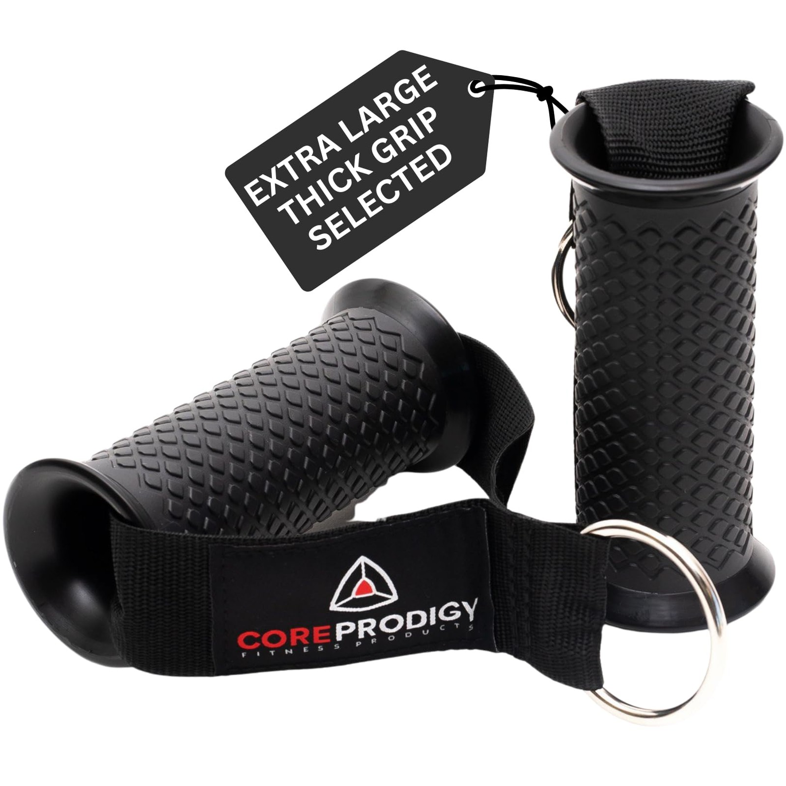 Heavy Duty Exercise Handles Extra Large Size - Grip Attachments for Cable Mac...