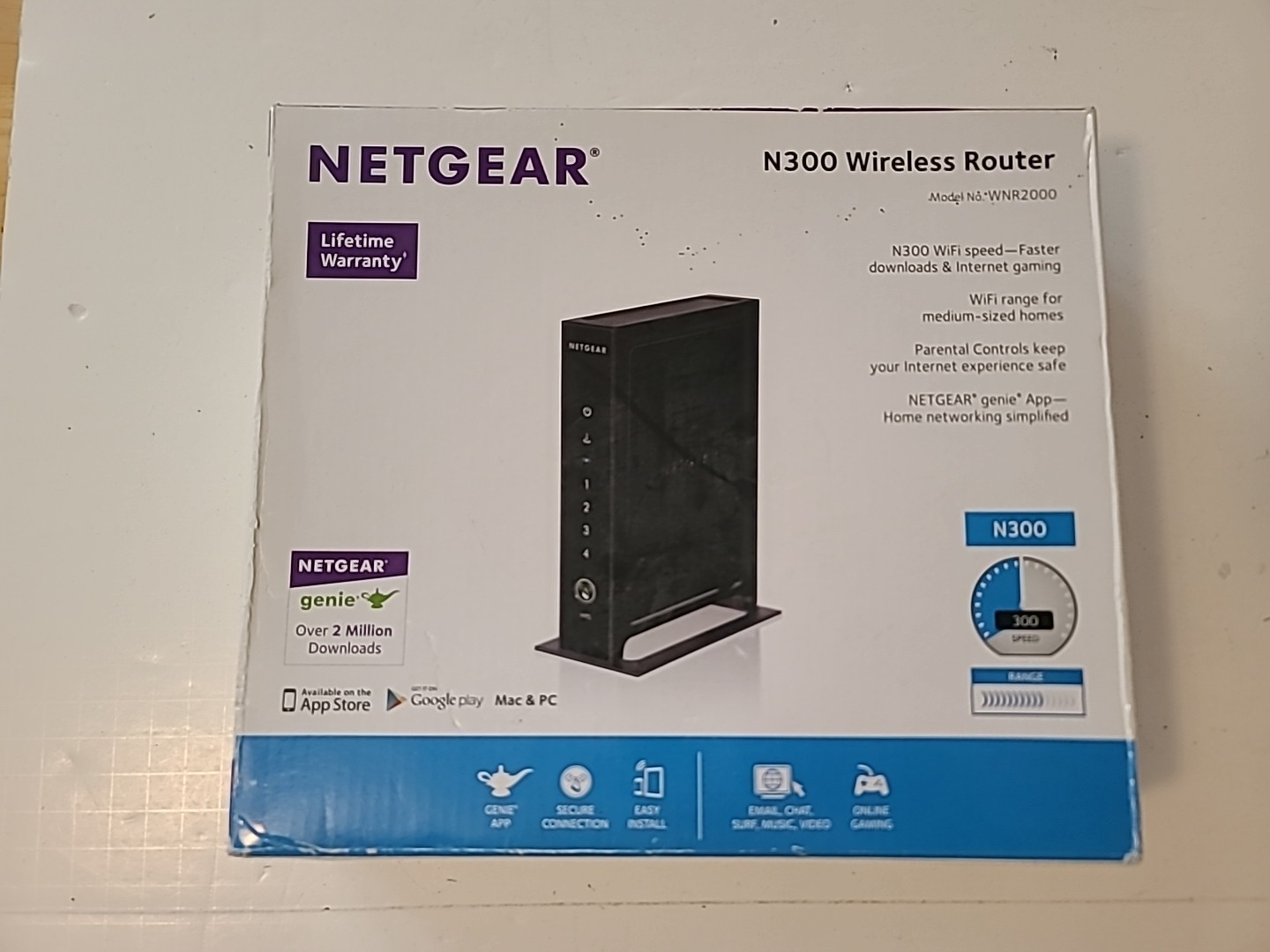 Netgear N300 WiFi Router [WNR2000]