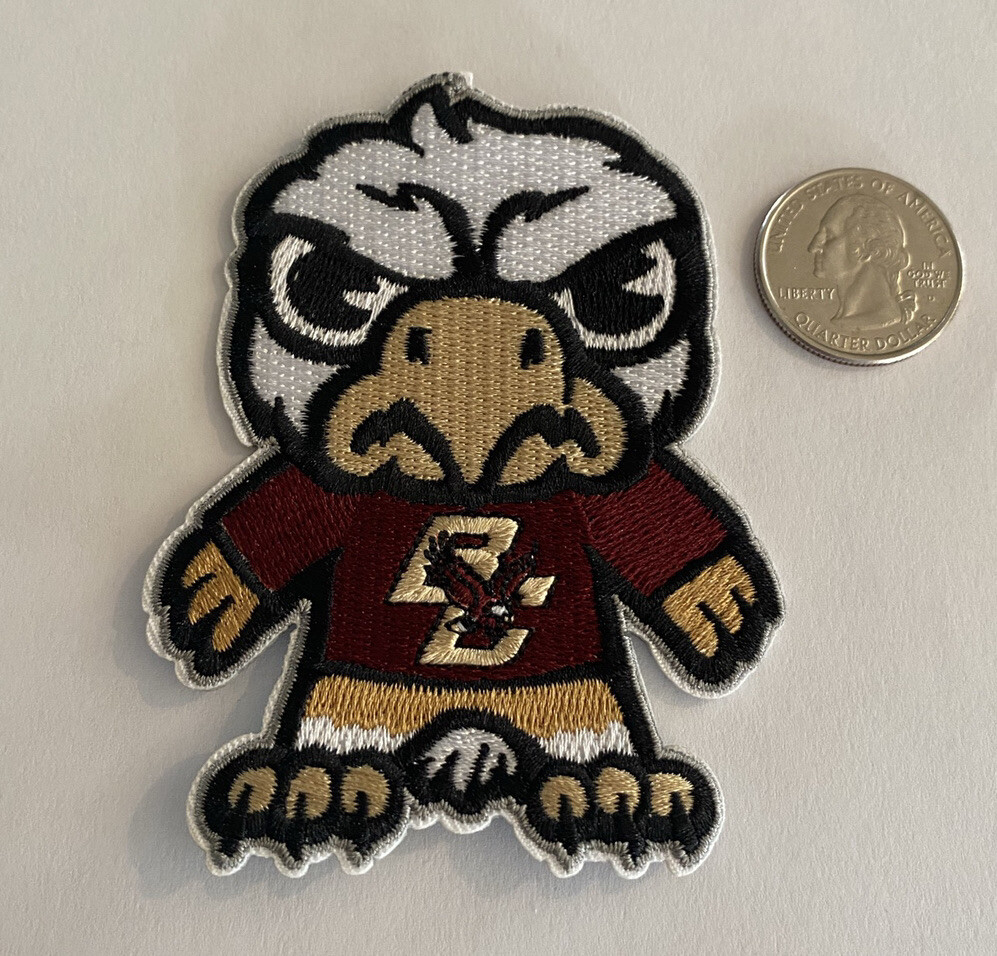 Boston College Eagles Embroidered Iron on Patch. 3.5”x 2. 75” Beautiful. NCAA