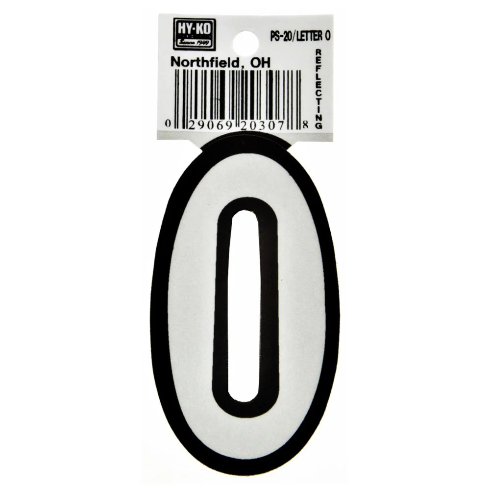 Hy-Ko™ 3.25" Boat Number 0 (10 pcs.)