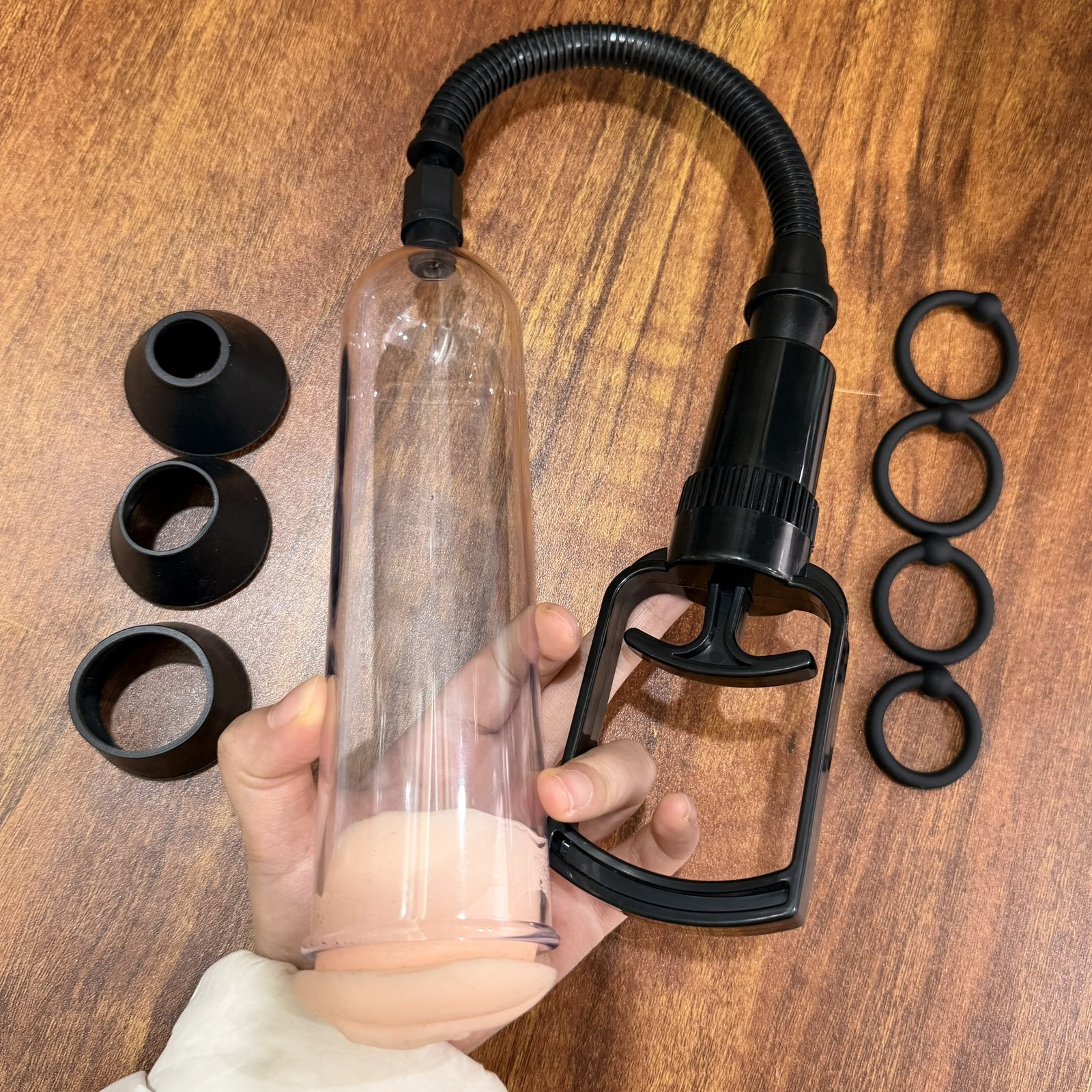 Male Vacuum Penis Pump With 4 Sleeves for Men Enlarge Enhancment Growth Couple