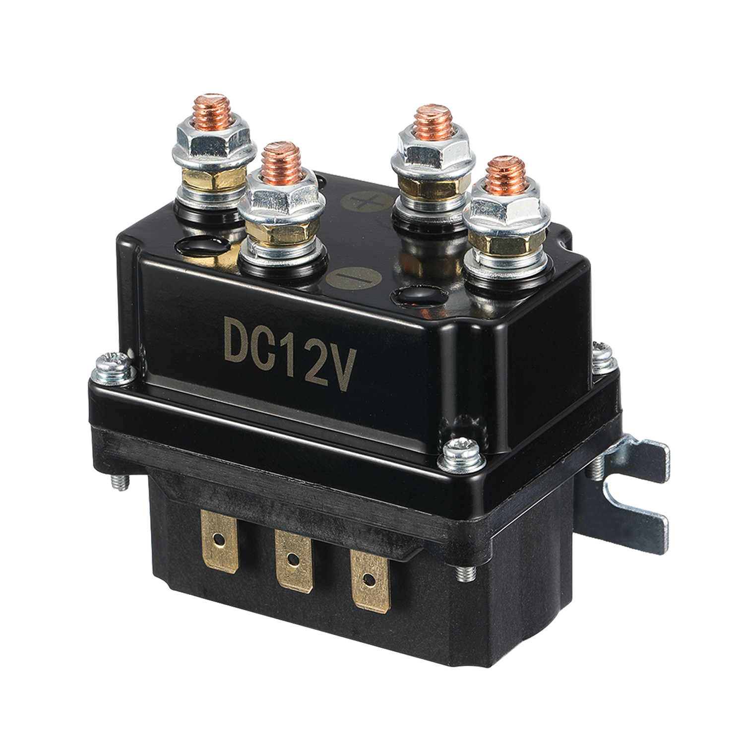 Solenoid Relay Contactor 12V 250A for Warn Winch ATV UTV Heavy Duty M6 Terminal