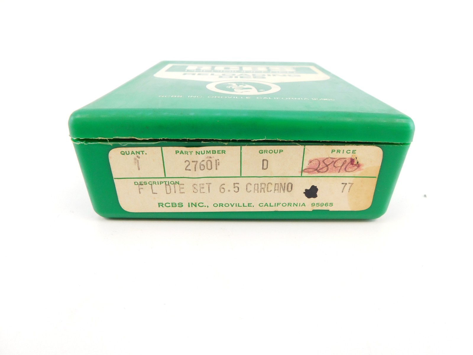 Used RCBS Full Length Reloading Die Set for 6.5 Carcano