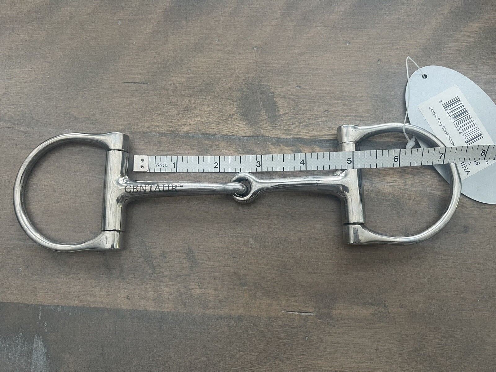 Centaur® Pony Cheek Hunter Dee Ring Snaffle
