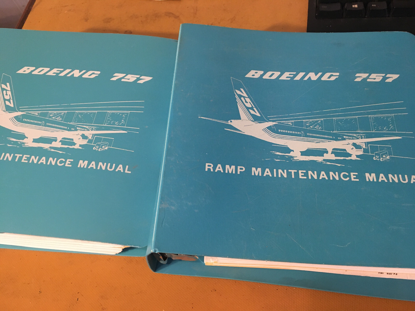 Boeing 757 Ramp Maintenance Manuals, a 2 Vol. Set.