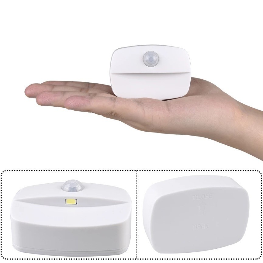 Battery-Powered LED Closet Light - Motion Sensor Night Lamp (3 Pack)