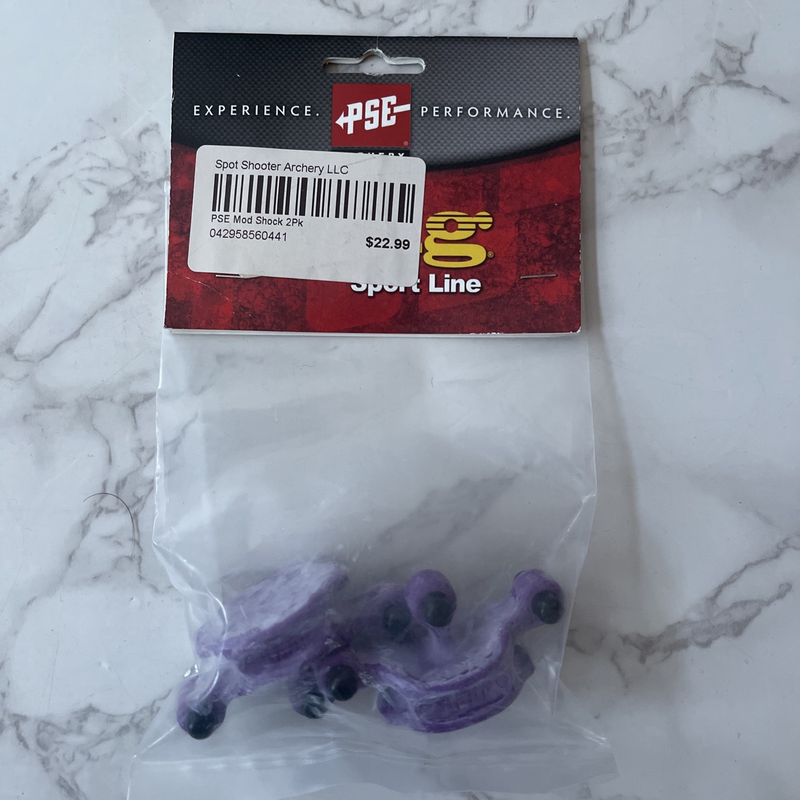 2 Pack PSE Archery King Sport Line Mod Shock Limb Dampener Purple New NIP 1291PR
