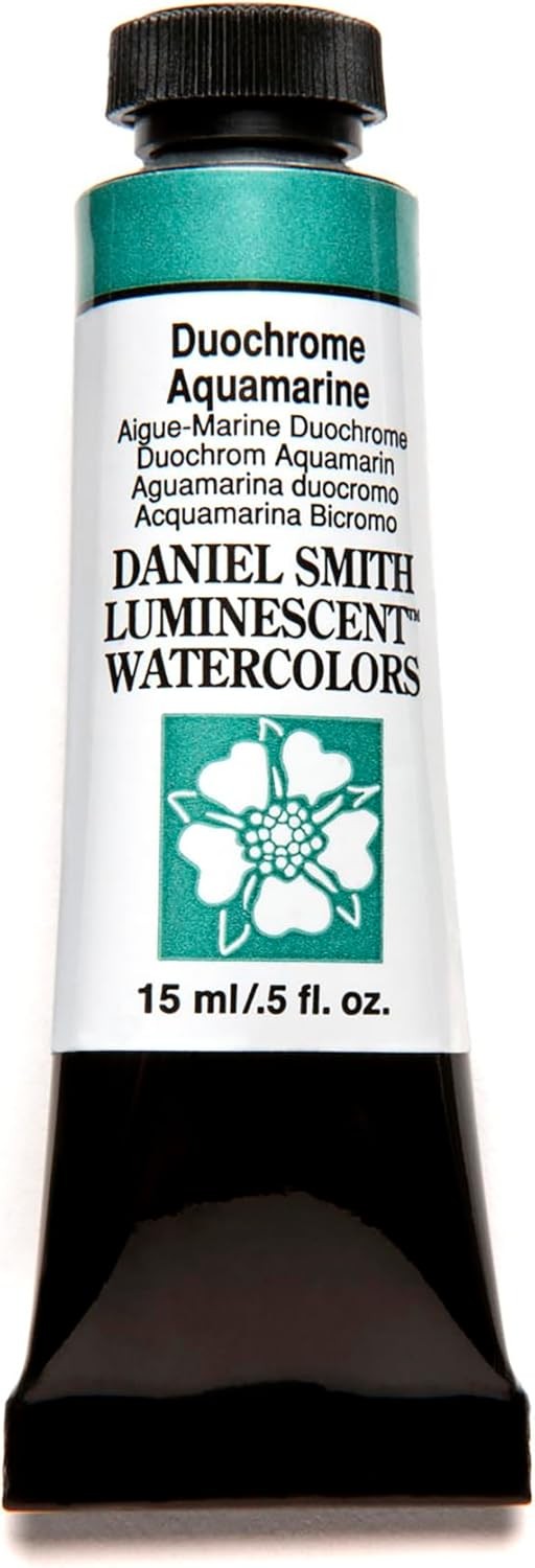 Daniel Smith Extra Fine 0.5 Fl Oz (Pack of 1), Duochrome, Aquamarine