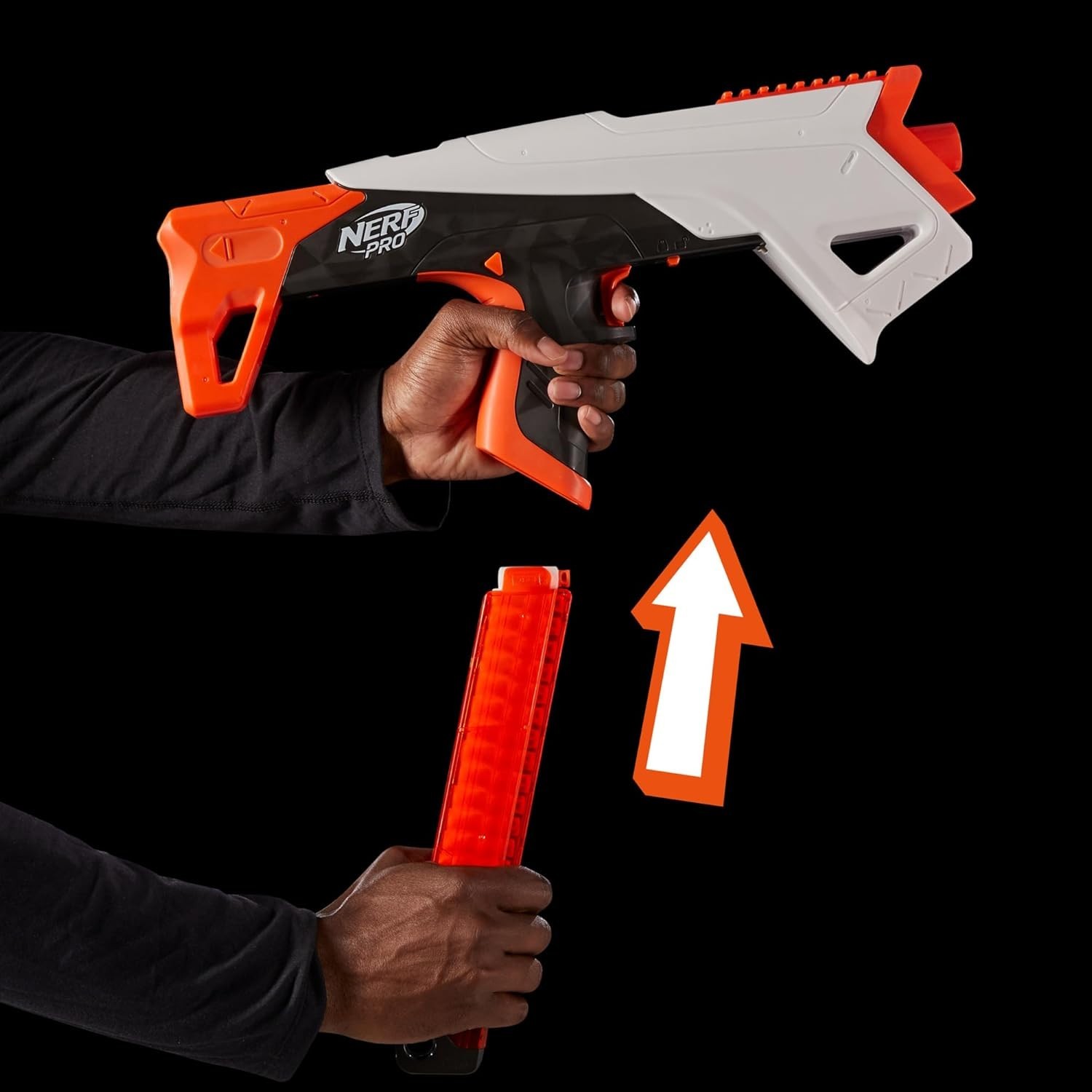 Nerf Pro Torrent Half-Length Dart Blaster Includes 15 Nerf Pro Darts & Magazine