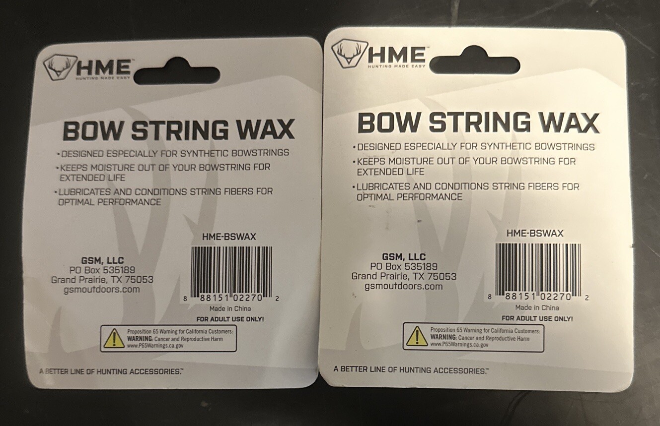 HME - Bow String Wax 2 Ct NWT