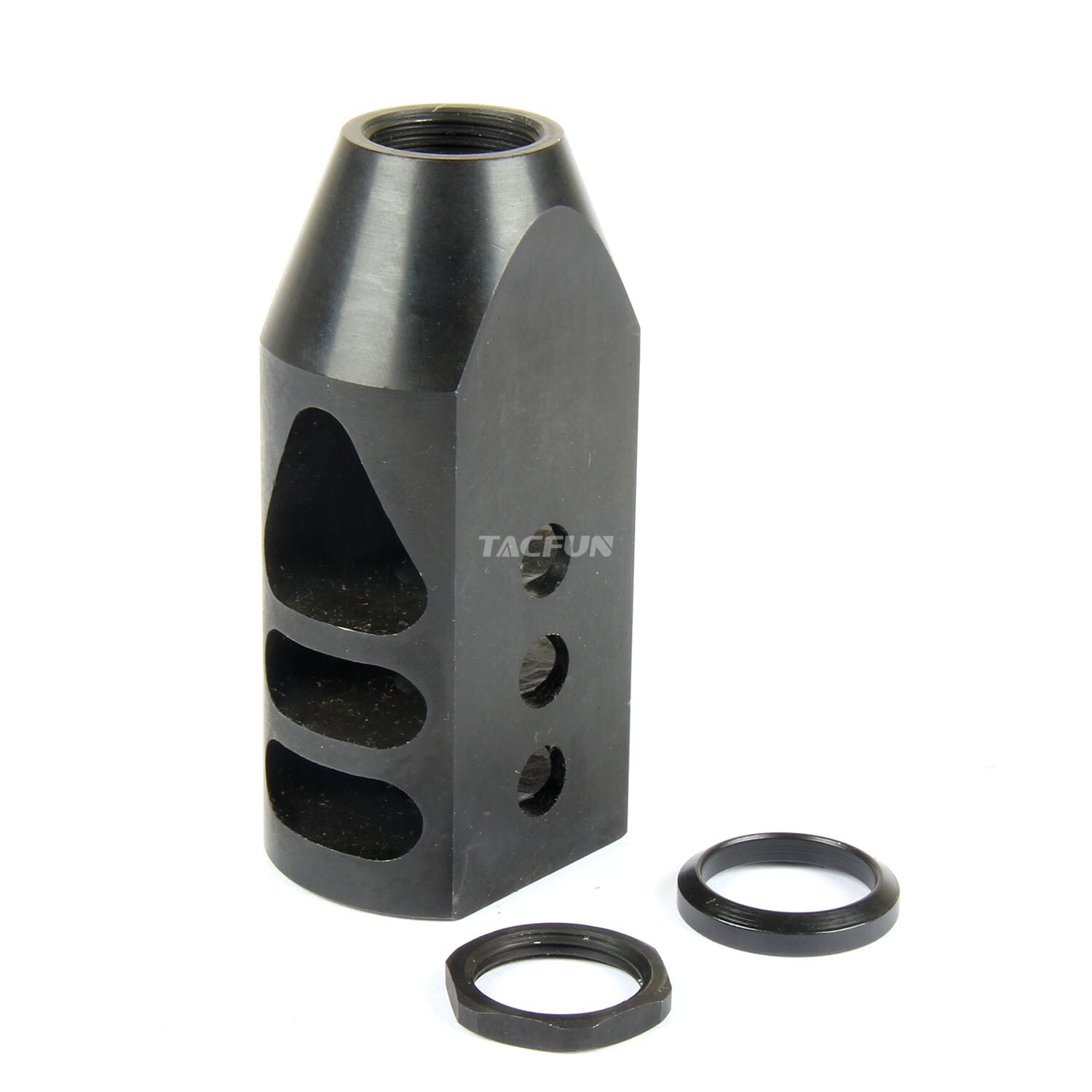 Tanker Style Muzzle Brake 5/8x24 TPI for .308