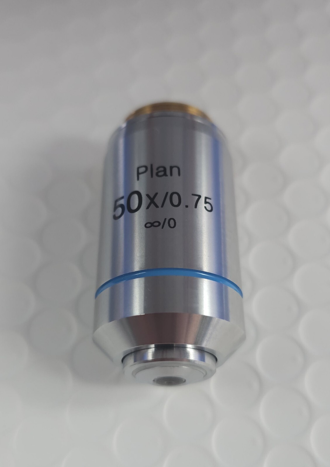 OPTIKA IOS INFINITY W-PLAN 50X/0.75 METALLURGICAL MICROSCOPE OBJECTIVE