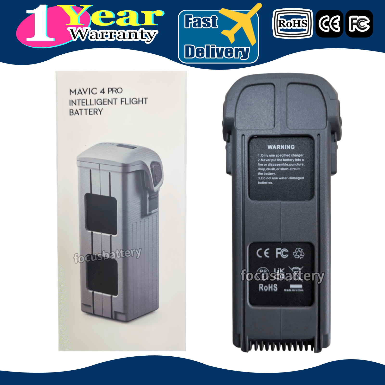Intelligent Flight Battery 6654mAh For DJI Mavic 4 Pro Drone Li-ion 4S 95.3Wh