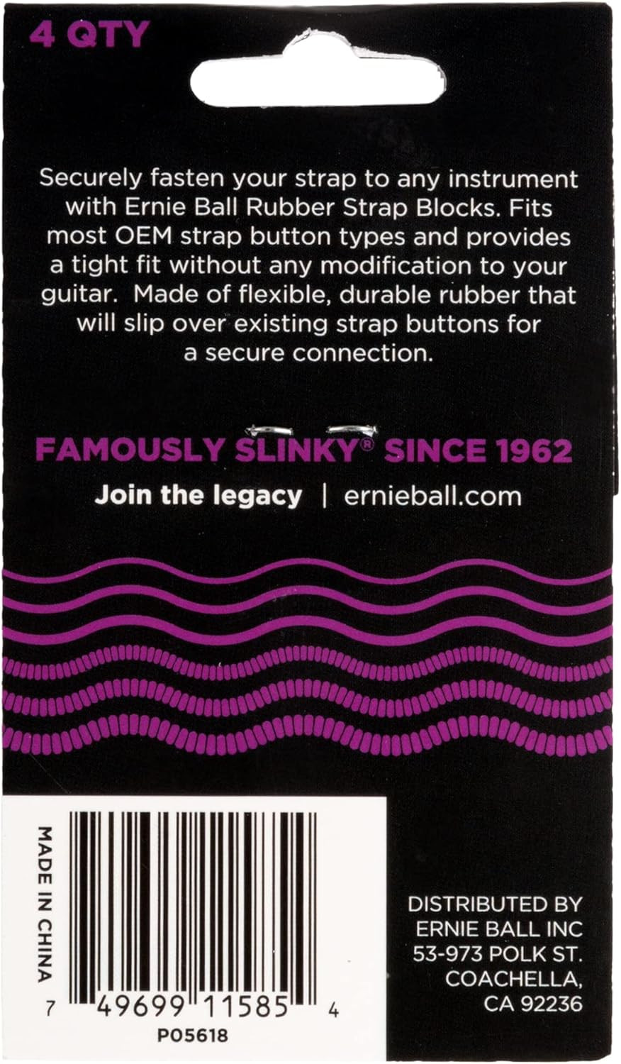 Strap Blocks 4Pk - Purple