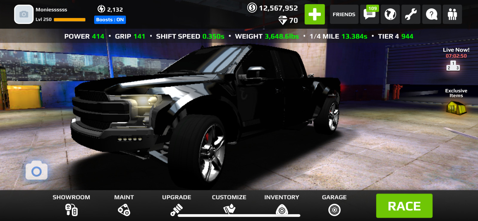 Rush Racing 2 In-game Vehicle. 6-8$ each