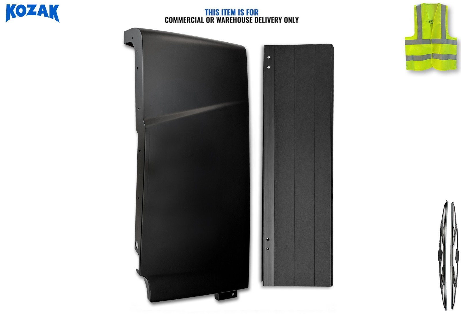 Cabin Fairing Upper Deflector w/Extension Left Compatible with Volvo VNL 2025+