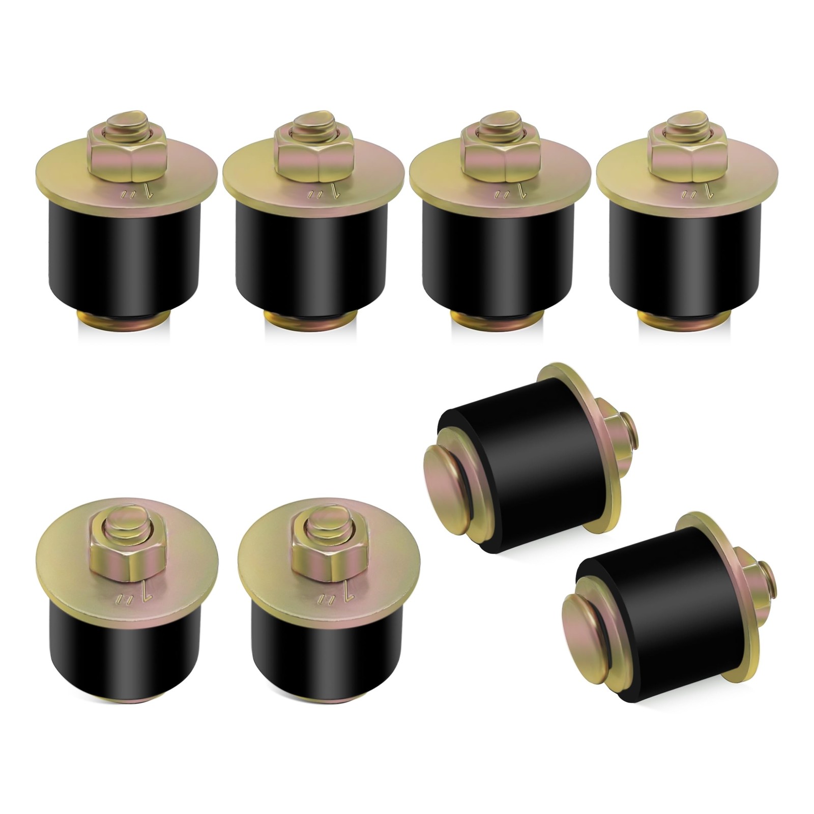 1" Rubber Expansion Freeze Plugs, 8PCS Rubber Plugs for Round Holes | Automot...