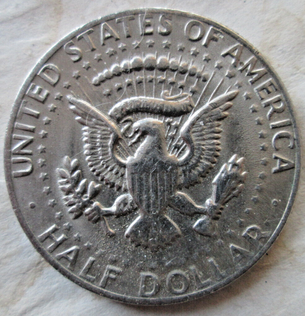 1983-P KENNEDY HALF, NO "FG" OVER POLISHED DIE ERROR, VF CONDITION, CIRCULATED