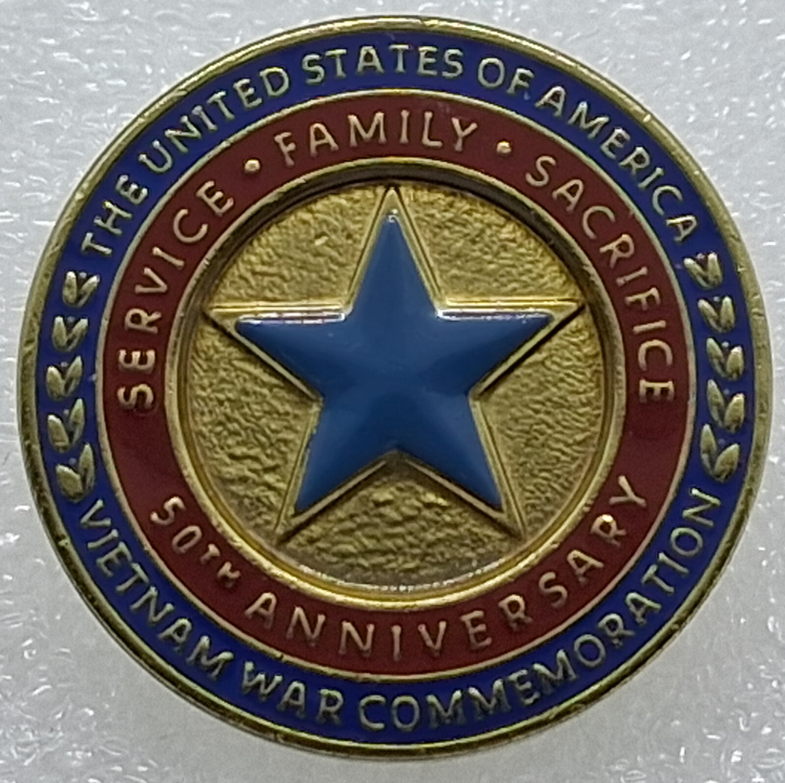 Vietnam War Commemoration 50th Anniversary Pin