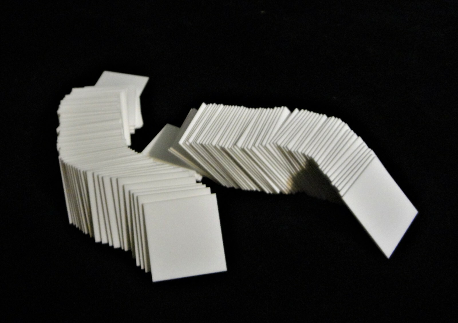 LOT OF SIX (6) ALUMINA CERAMIC SUBSTRATE TILE 1.350" x 1.300" x .040"   No.: 505