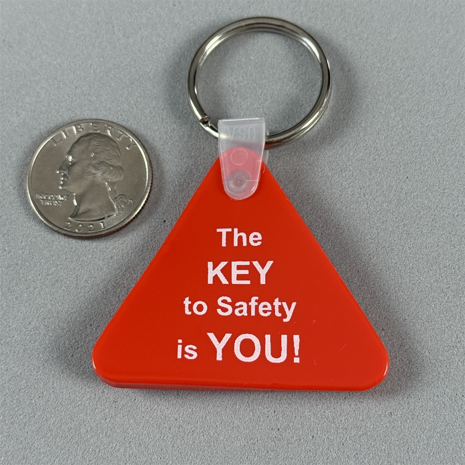 Pennsylvania Agromedicine Begin Safe End Safe Keychain Key Ring #55363