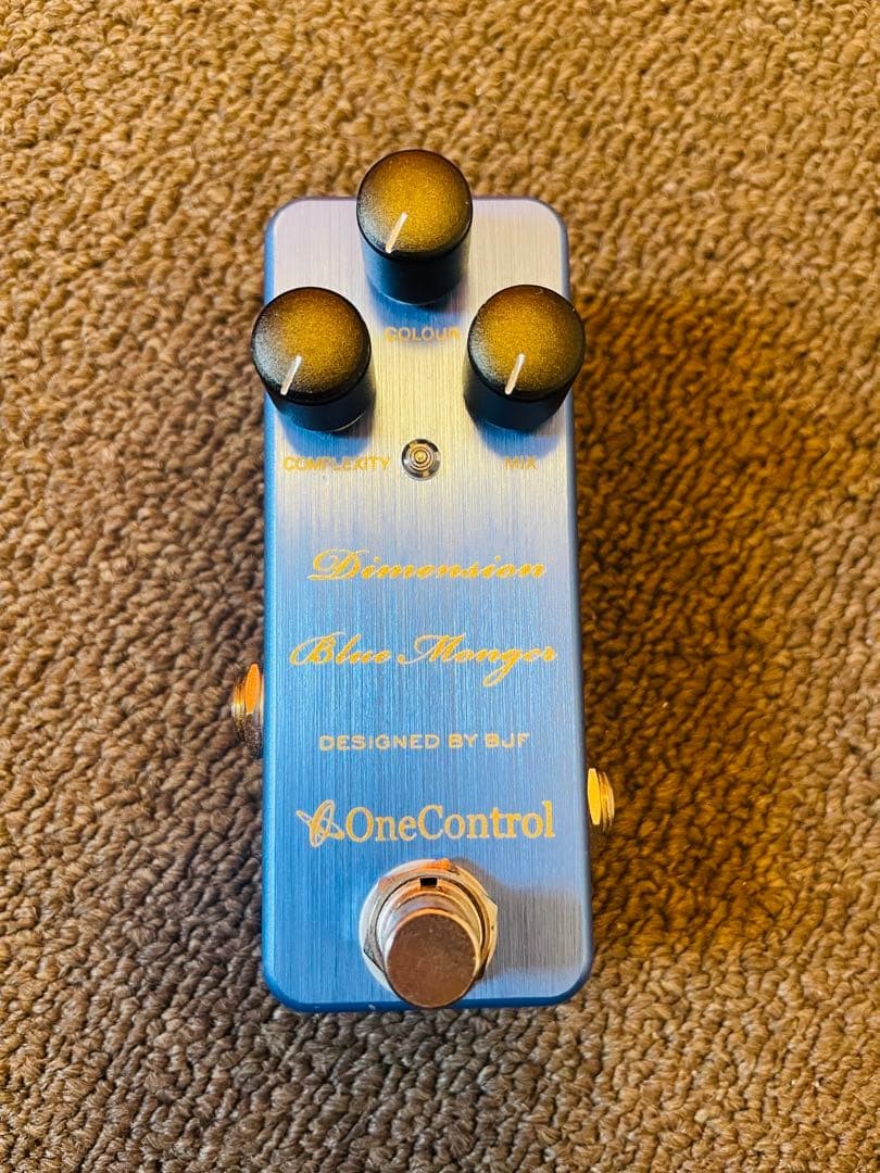 One Control Dimension Blue Monger Guitar Effects Pedal