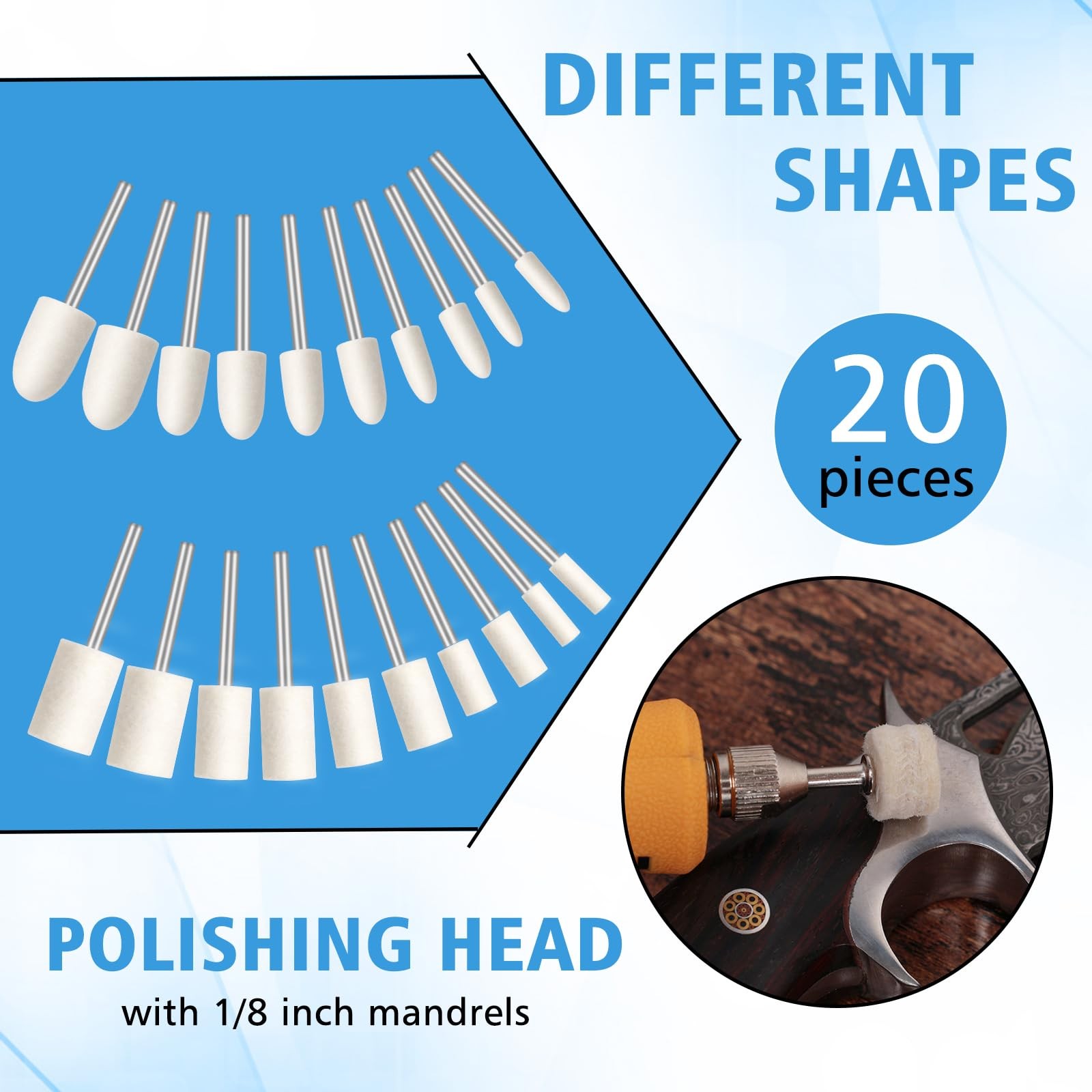110pcs Buffing Wheel for Dremel Polishing Kit, Dremel...
