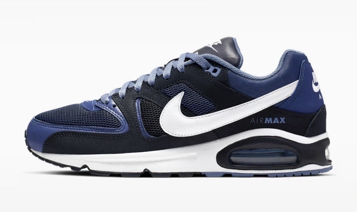 Nike Air Max Command Deep Royal White Dark Obsidian 629993-410 Men's Multi Size