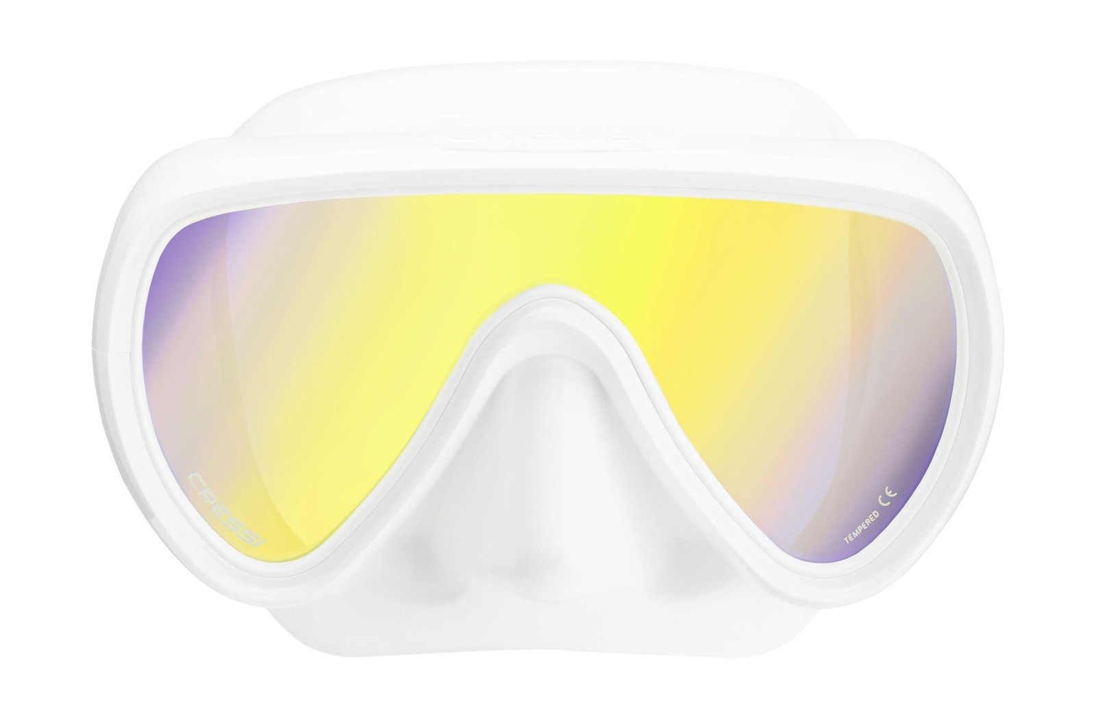 Cressi Compact Mono-Lens Diving Mask for Narrow Faces with UV420 Coated Lens ...
