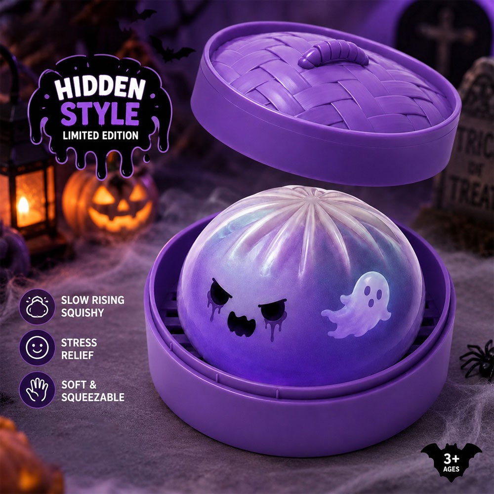 Mystery Dumpling Ghost Edition Squishy Bun Mystery US