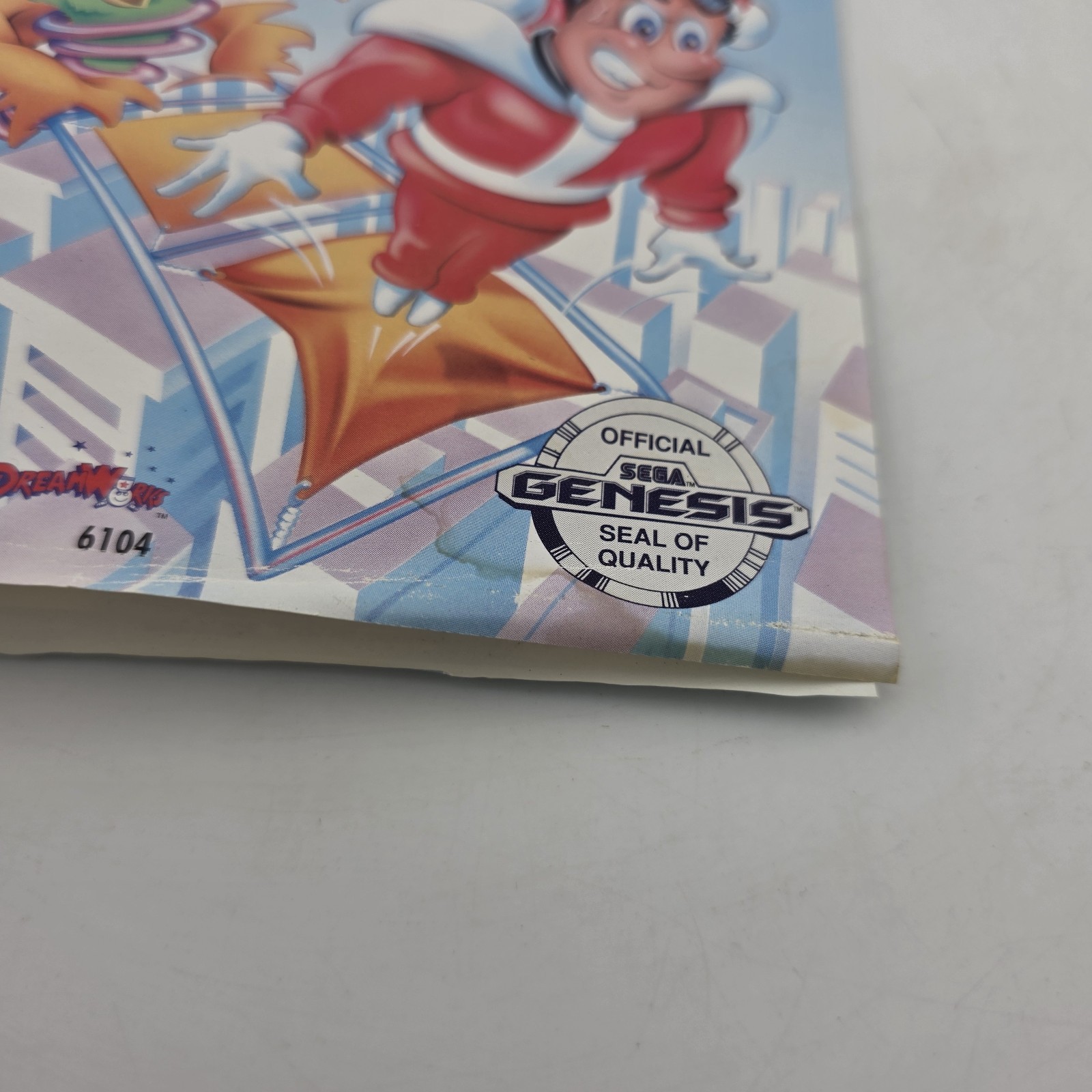 Trampoline Terror - Case Only - Sega Genesis - Authentic (No Game)