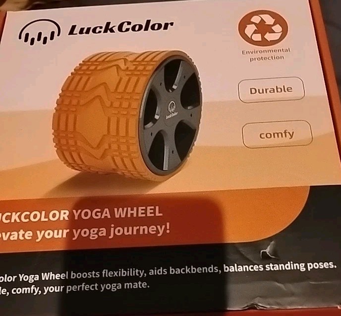 Luck color Back Roller, Back Wheel  Back Pain Relief, Yoga Wheel Blue