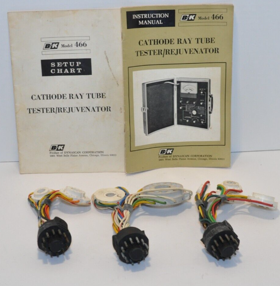 B&K Model 466 CRT Tester Rejuvenator by Dynascan AS IS Untested Powers On *READ*