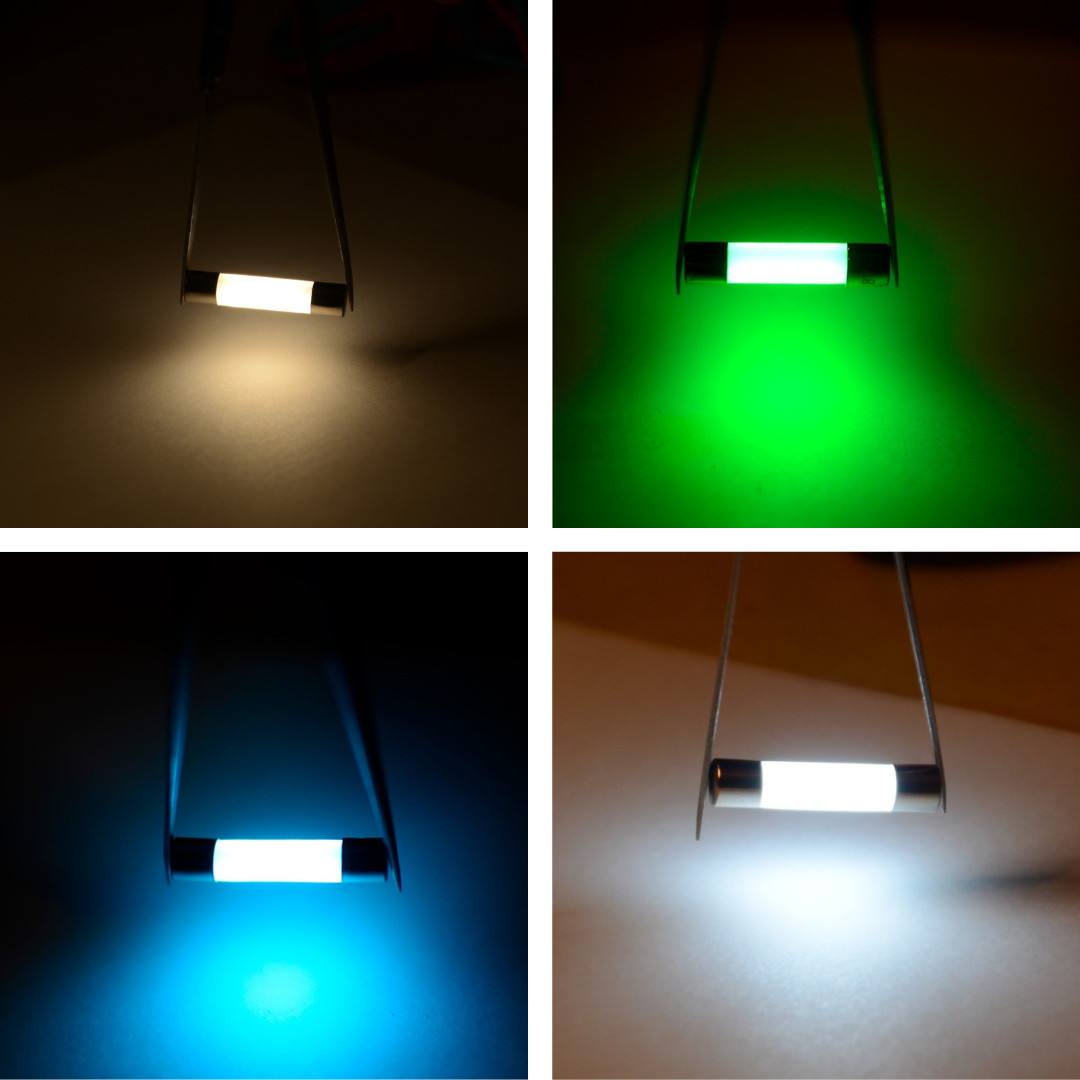 (10)8V-FROSTED LED DIAL LAMP/Pioneer SX990 - SX 1500TD - No Hot Spots! 4 COLORS!