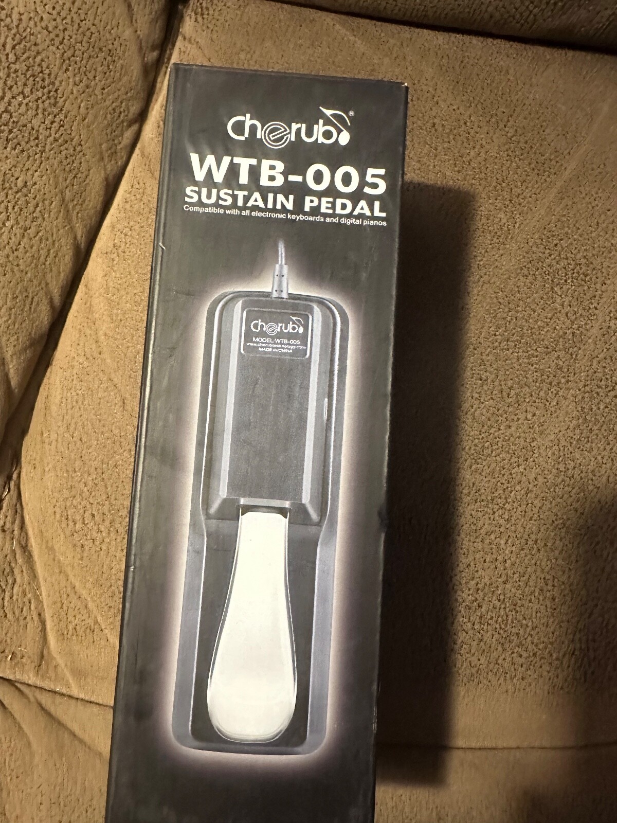 Cherub WTB-005 Digital Piano and Keyboard Sustain Pedal
