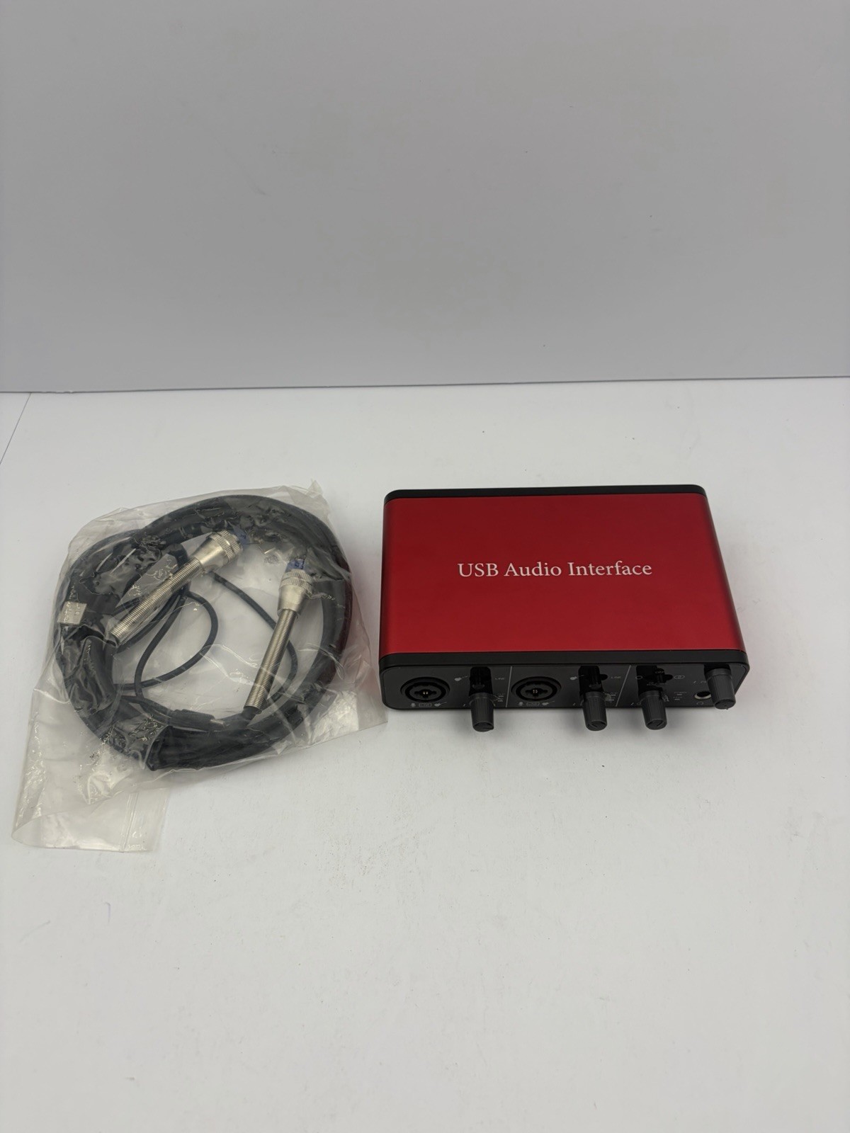 24Bit/192kHz USB Audio Interface with 48V Phantom Power - Studio Recording for M