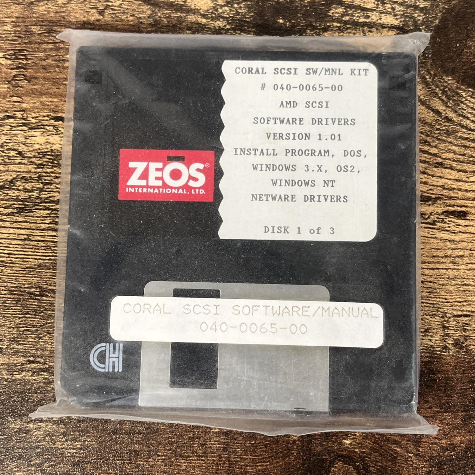 ZEOS International Floppy Disk Coral SCSI 3.5” Set Of 3