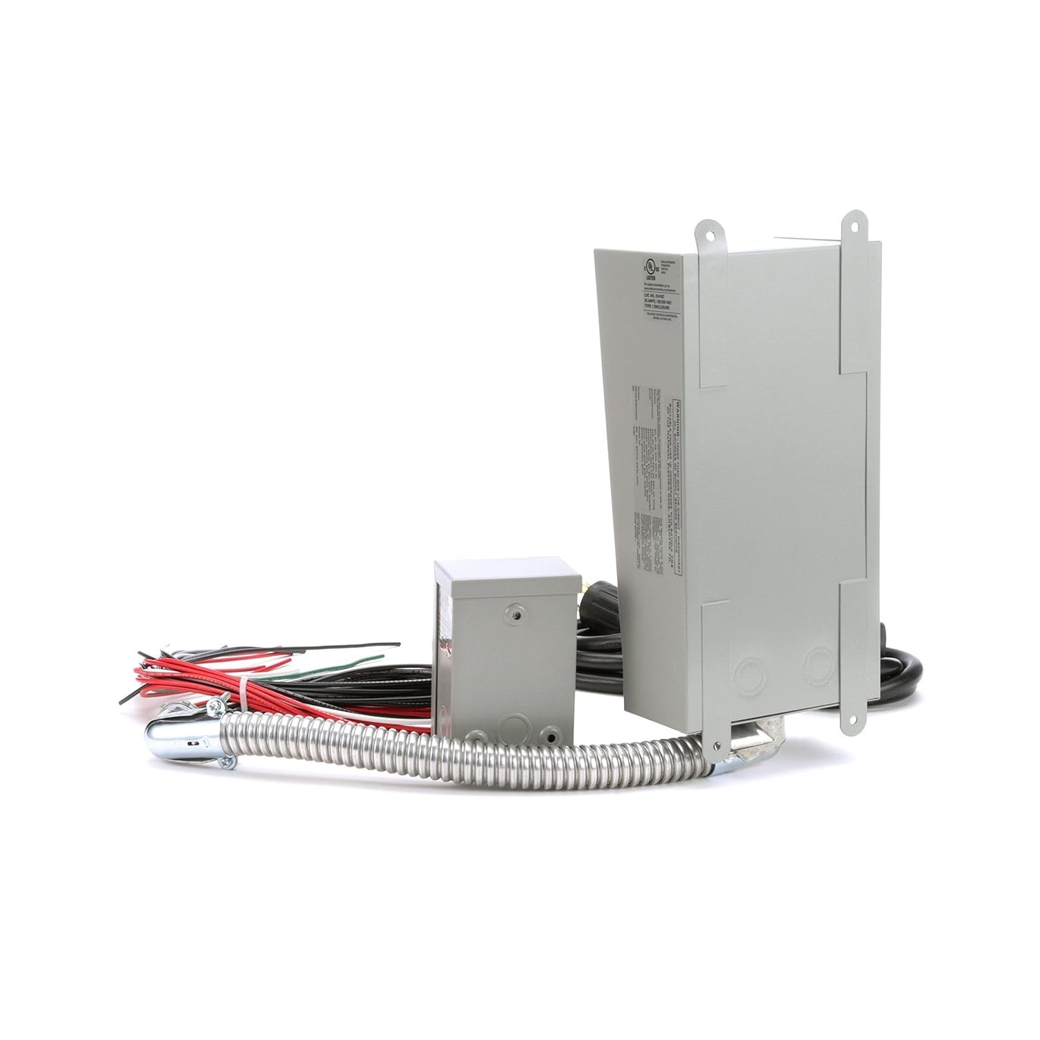 Gray 10-Circuit 30 Amp Generator Transfer Switch Kit - Complete Installation Set