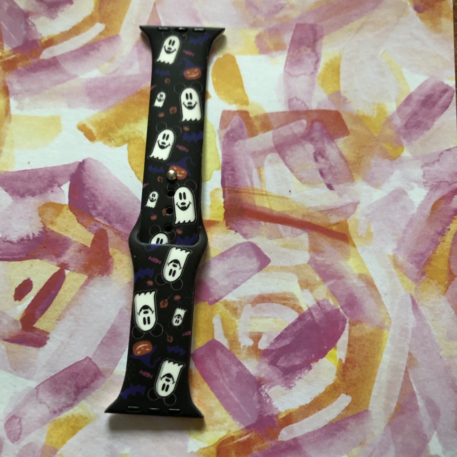 Disney Halloween Apple Watch Band NEW 38/40/41 & 42/44/45 Mickey Bats, Pumpkin -