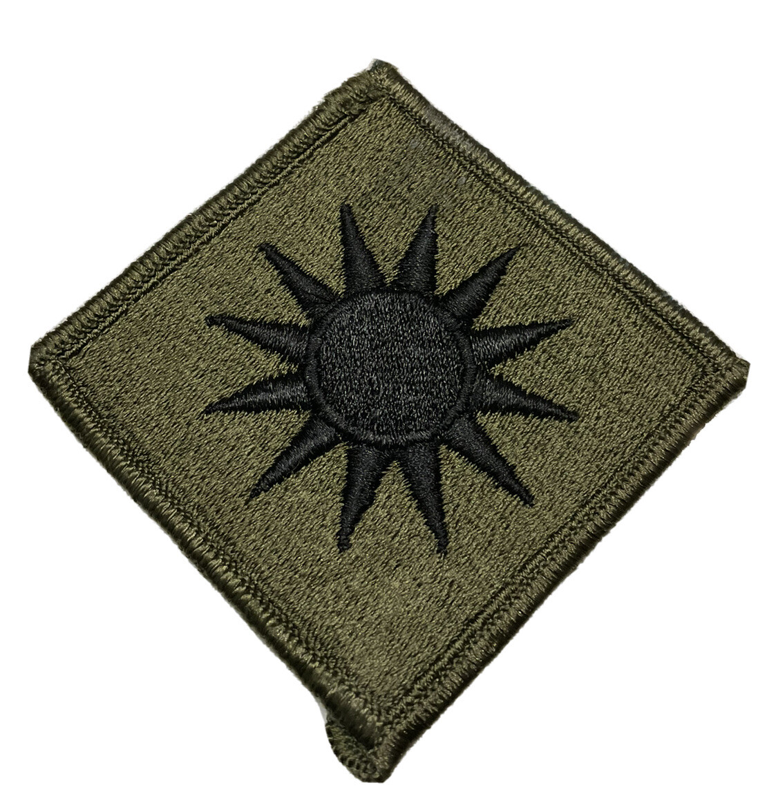 Vietnam War Era U.S. ARMY 40th INFANTRY DIVISION SUBDUED MERROWED EDGES PATCH