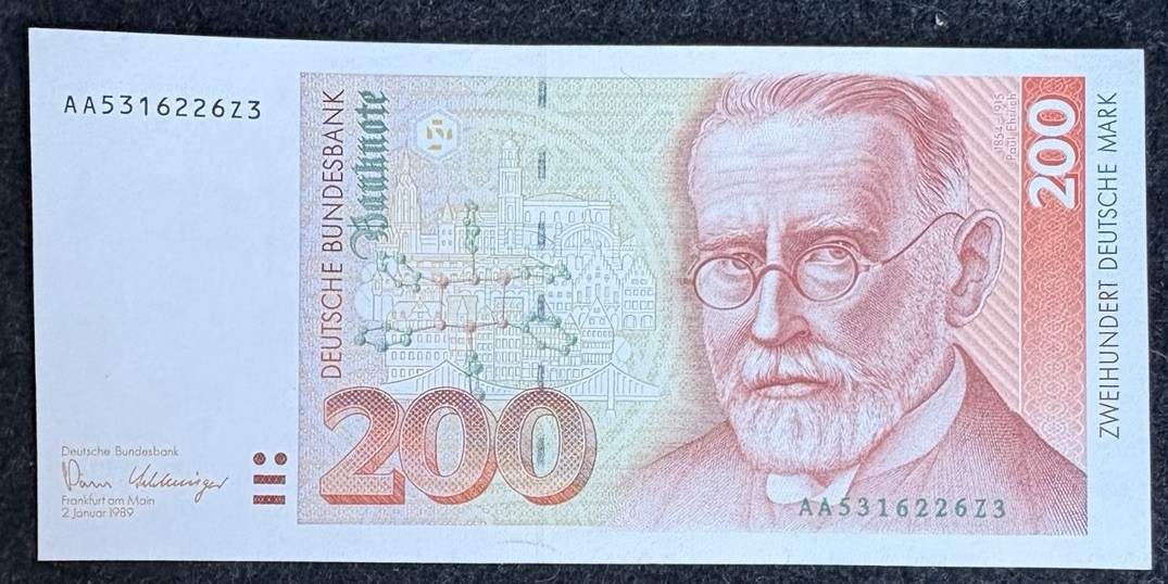 Germany, West Germany 200 mark 1989 p-42  UNC