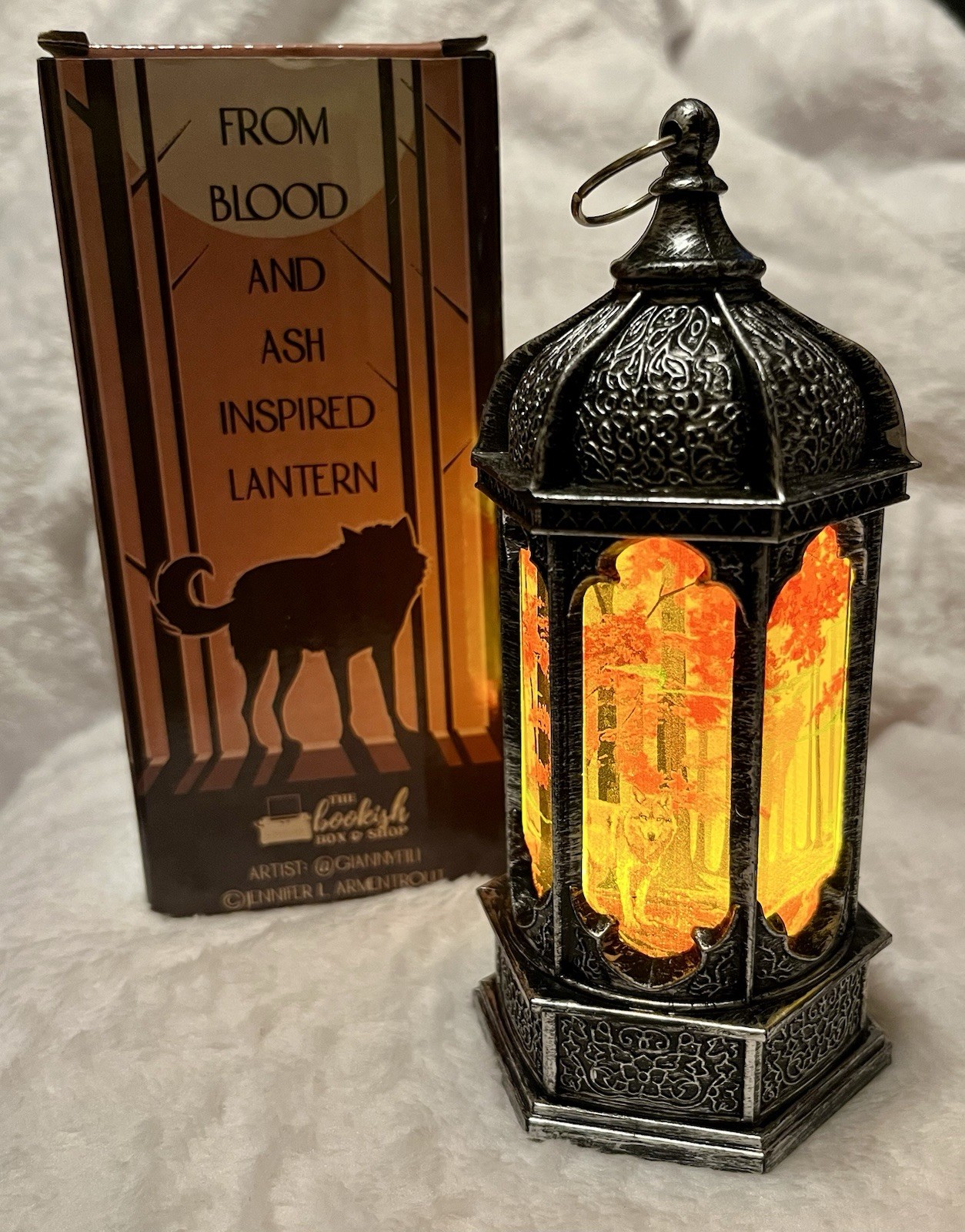 Bookish Box From Blood and Ash Inspired Lantern New In Box