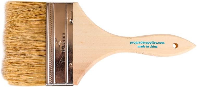 - Chip Paint Brushes - 12 Ea 4 Inch Chip Paint Brush Light Brown