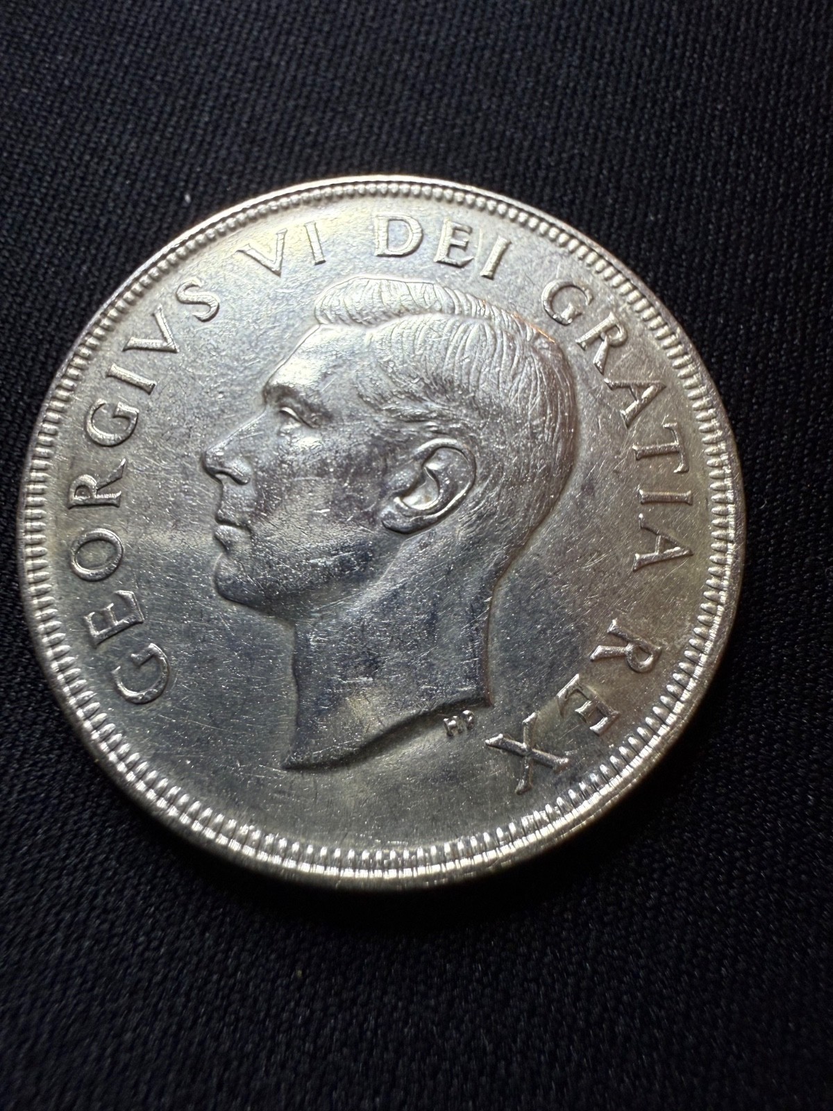 1951 Canadian Silver Dollar $1 Coin