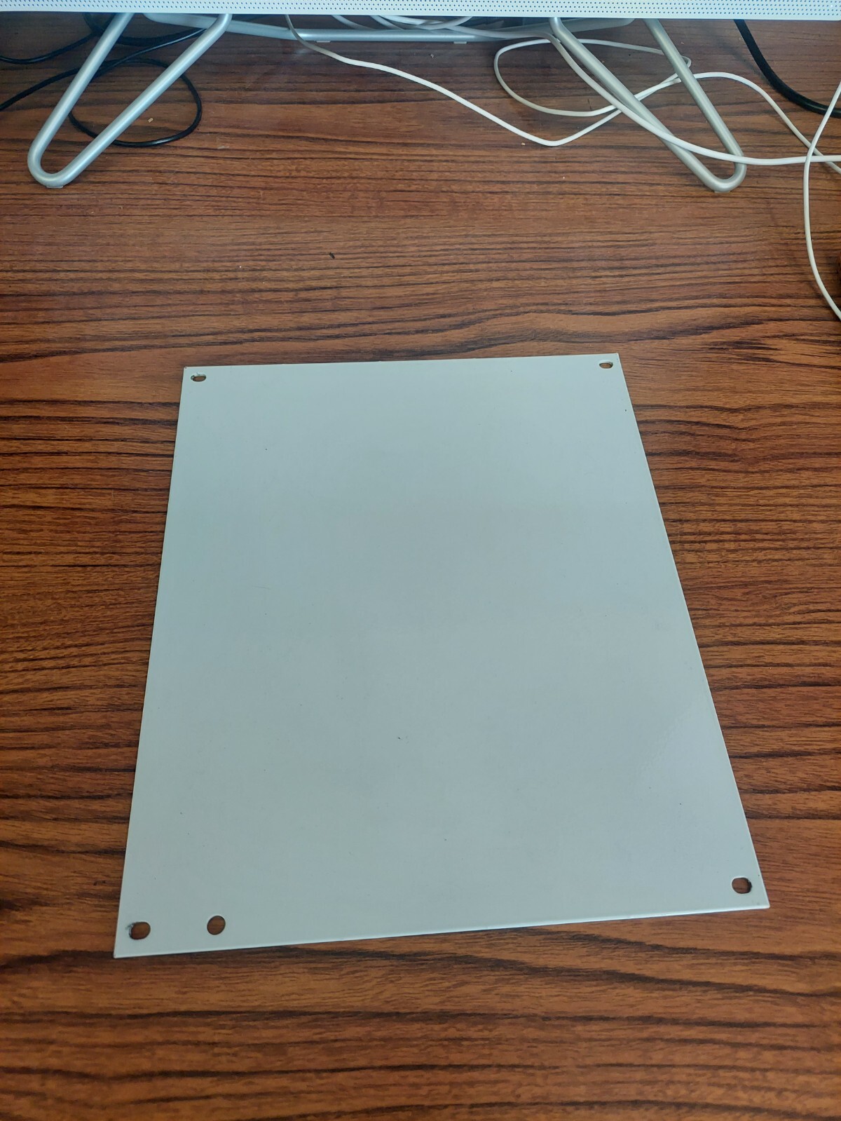 HOFFMAN BACK PANEL 8 7/8"X 10 7/8".BRAND NEW. 14 GAGE. FREE SHIPPING.