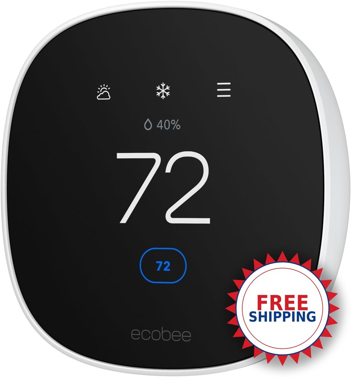 ecobee Smart Thermostat Lite - WiFi Programmable Voice Control FREE SHIPPING